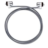 New-Kensington 67721 - MicroSaver Keyed Duo Lock, 6 ft. Steel Cable, Two Keys - KMW67721