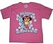 Dora Wave Explorer Youth Girl's Pink T-shirt