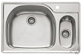 Franke PRX-660 Prestige Plus Stainless Steel Double Bowl Kitchen Sink