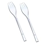 100 Gabeln, PS  Economy  16,5 cm transparent
