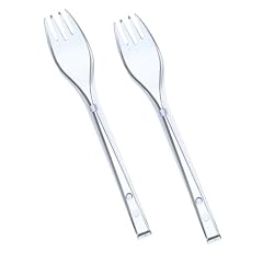 100 Gabeln, PS "Economy" 16,5 cm transparent