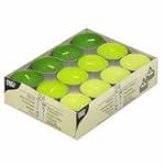 24 Teelichte � 38 mm � 16 mm "Kiwi, K...