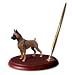 Boxer Dog Desk Set - Tawny