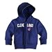 Cleveland Indians Infant Zip Hood by Soft as a Grape - Navy 6 Months
