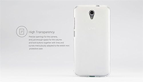 LaiXi® Umi Emax Mini Ultra Thin Silicon Clear Case Protective Cover for Umi Emax Mini Smartphone Back Cover White