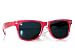 Sports : Neo Wayfarer Brille ROT mit Brillen Beutel