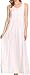 Sakkas Stella Long Tank Top Adjustable Caftan Corset Dress with Embroidery