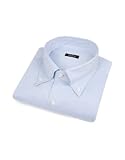 Bagutta Light Blue Fine Lines Button Down Cotton Dress Shirt