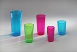 Arrow Plastics 107 11 Oz Rainbow Tumbler - Assorted - Case of 6