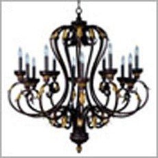 Monaco Twelve Light Candle Chandelier in Windsor Bronze Shades: Yes by Maxim Lighting