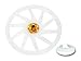 Microheli CNC Delrin Main Gear w/Aluminum Hub Set (Gold) - Blade 230S V2
