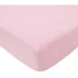 American Baby Company Heavenly Soft Chenille Crib Sheet, Pink