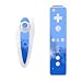 Nintendo Wii Skins Nunchuk - Retro Flowers Blue