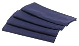 DII Basics Set of 4 Napkins, Navy