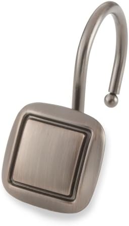 Elegant Home Fashion Shower Hooks, Square, Oil Rubbed Bronze