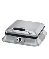 Cuisinart WAF-4B 4-Slice Belgian Waffle Iron, Brushed Stainless