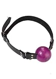 Large Purple Ball Gag - D Ring
