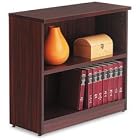 Valencia Series Bookcase Storage Cabinet, 2 Shelves, 32w x 12d x 30h, Mahogany... by Alera