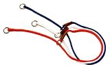 Mendota Diamond Braid Show Slip Collars (Size=Up to 26 inch neck size,Color=Red)