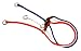 Mendota Diamond Braid Show Slip Collars (Size=Up to 26 inch neck size,Color=Red)