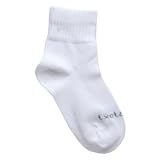 TicTacToe Quarter Sock, White Pack of Three