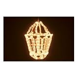 WHITE ROPELIGHT OUTDOOR LANTERN