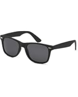 RETRO WAYFARER POLARIZED Anti-Glare Driving Fishing Sunglasses BLACK MATTE