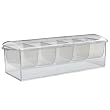 Acrylic 5 Compartment Condiments-On-Ice