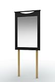 Mondrian Mirror - Black