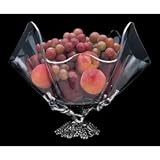Arthur Court Grapevine Stand with 14-Inch Acrylic Bowl
