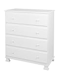 DaVinci Parker 4-Drawer Dresser, Pure White
