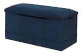Harmony Kids Deluxe Toy Box, Blue Micro