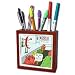 Londons Times Health and Vanity Trends Cartoons – Hottest Designer Fashions – Tile Pen Holders-5 inch tile pen holder
