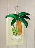 SWITCHABLES STAINED GLASS NIGHT LIGHT COVER - PALM TREE WITH FLIP FLOPS - SW026
