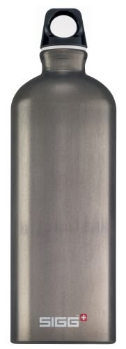 Sigg Traveler Classic Water Bottle (1.0-Liters, Smoked Pearl)