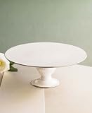 Lenox Opal Innocence Cake Plate Footed