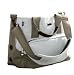 LOOM Life 809 The GO! Tote Natural Canvas - Canvas Brown & White