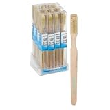 Toothbrush Wood Natural Bristle Medium
