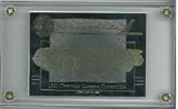 Chevrolet Corvette Convertible (1953) unsigned 24 Karat Gold Signature Card- LTD
