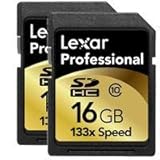 Lexar 16GB, 133x High Speed Series, Professional Secure Digital High Capaci ....