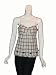 PARAMETER Plaid Pleated Linen Cami Top
