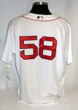 Jonathan Papelbon Boston Red Sox Authentic Home Jersey w 2007 World Series Patch - MLB Authentic Adult Jerseys