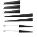 Rubber Mutes for Piano Tuning - Assortment of 7, Various Sizes