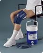 Medium Knee Cryo/cuff with Cooler, 18" - 23" Leg Circumference Combines the Therapeutic Benefits of Controlled Compression to Minimize Hemarthrosis, Edema Hematoma, Swelling and Pain