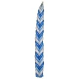 Havdalah 12 Braided Candle Blue and White Judaica