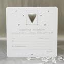 Luxury Wedding Invitations - Pack of 10 - White & Silver