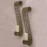CBK Wall Mounted Candle Holders in Antique Rust (Set of 2) 43441