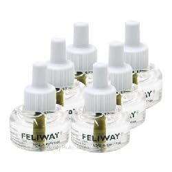 6 PACK Feliway Diffuser REFILL (288 mL)
