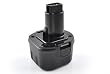 ATC Dewalt DW9062 Battery 9.6V 1500mAh Ni-CD Black
