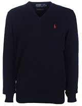 Ralph Lauren Mens Lambswool Sweater Navy